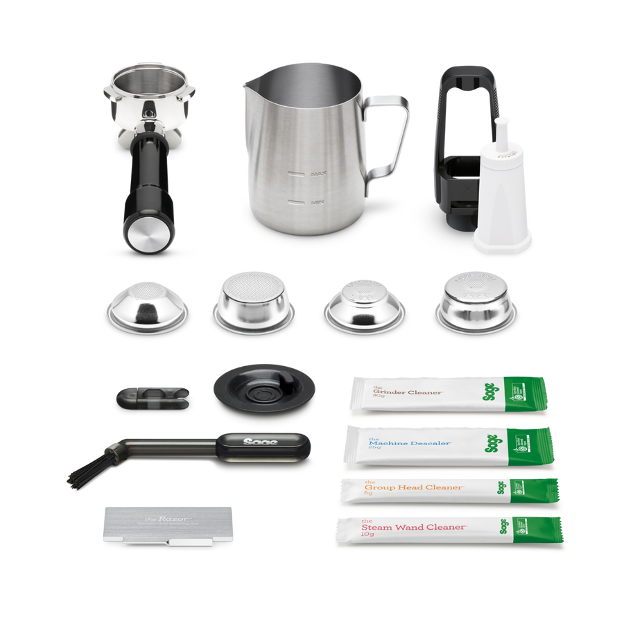 Sage Barista Touch™ Impress - BES882 Bean to Cup Coffee Machine with Cold Extraction included accessories available from ozonecoffee.surf