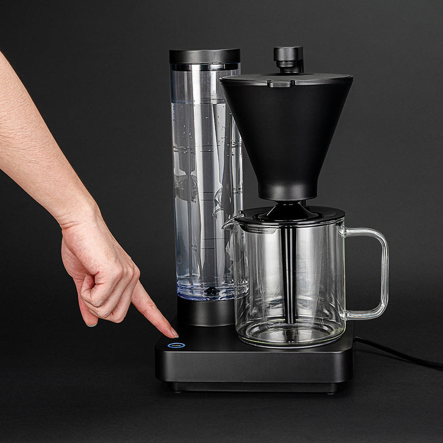 Wilfa Performance Compact Coffee Maker - Matt Black (CM8B-A100) available at ozonecoffee.surf