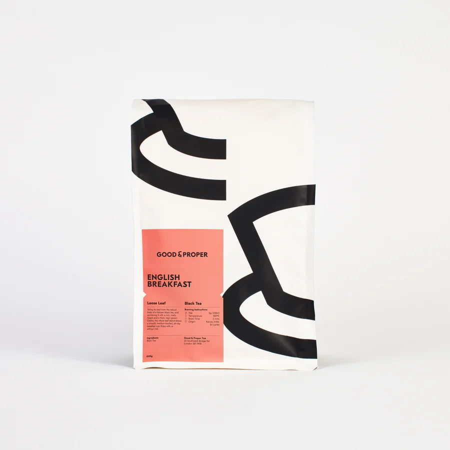 A 1kg bag of loose leaf Good & Proper English Breakfast tea