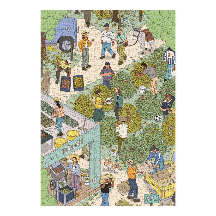 Ozone Coffee Puzzle: Scene 02: Sourcing