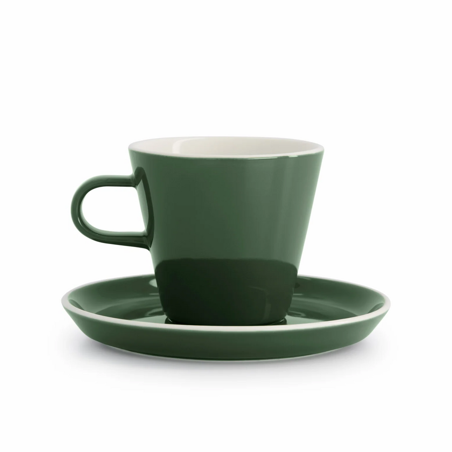 Acme Roman Cup Medium - Kawakawa (250ml) and saucer