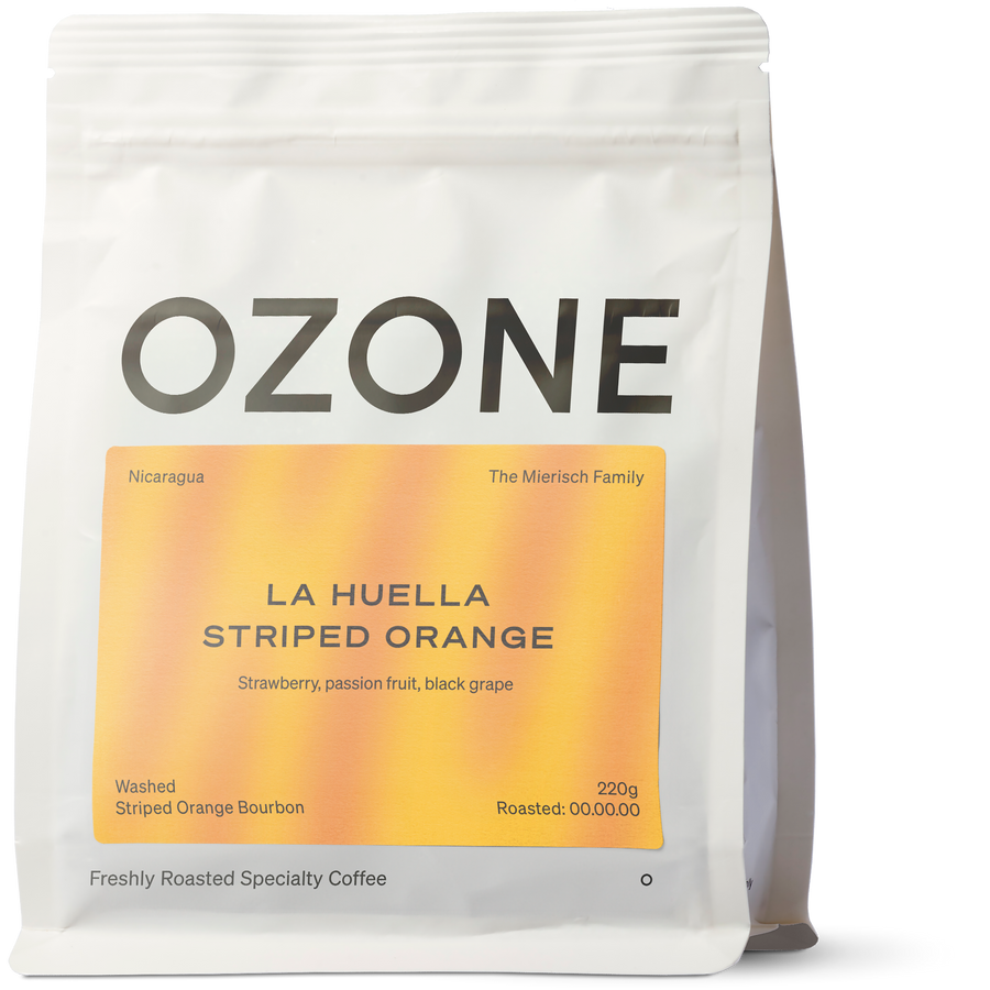 Nicaragua: La Huella, Striped Orange Bourbon Ozone bag image