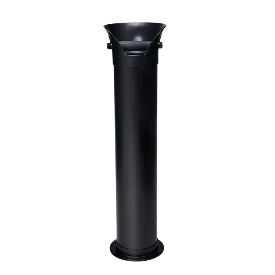 The Rhino Coffee Gear Thumpa Floor Standing Coffee Knock Tube. Available from Ozone Coffee Roasters at ozonecoffee.surf