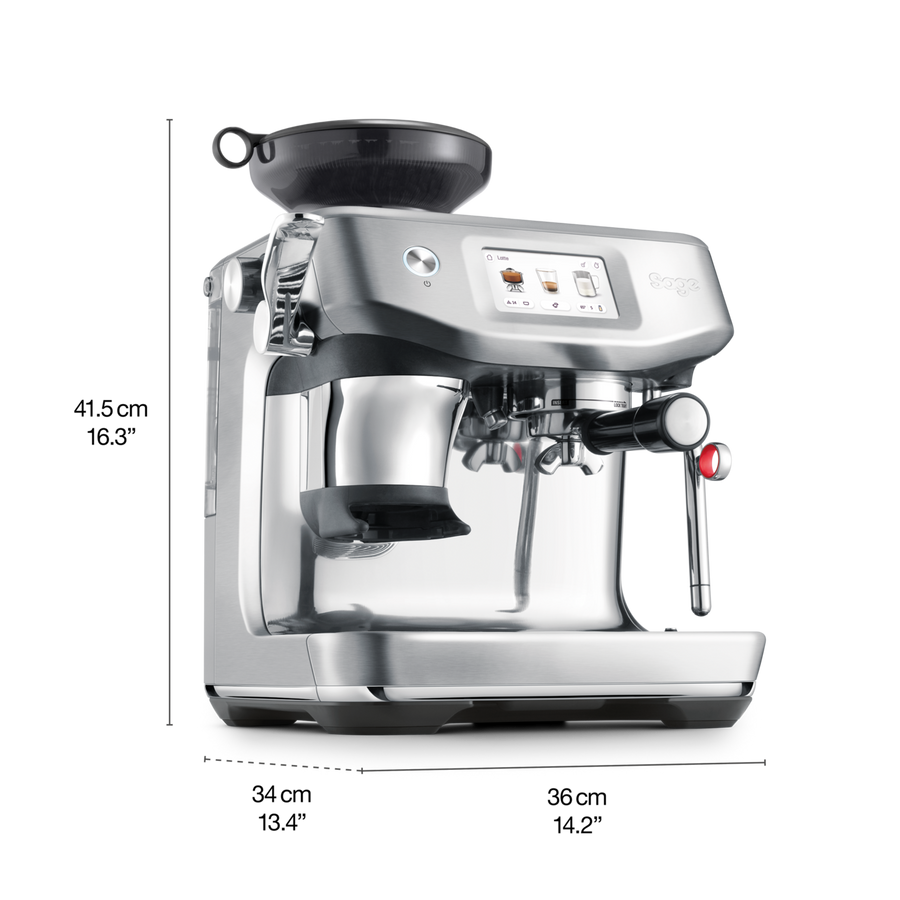 Sage Barista Touch™ Impress - BES882 Bean to Cup Coffee Machine with Cold Extraction available from ozonecoffee.surf