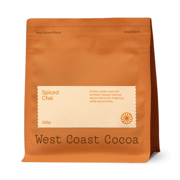 West Coast Cocoa Spiced Chai available to buy from Ozone Coffee at ozonecoffee.surf