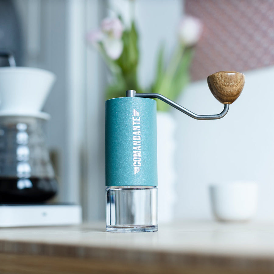 Comandante C40 Nitro Blade Coffee Grinder MK4 (Alpine Lagoon) - Ozone Coffee Roasters UK