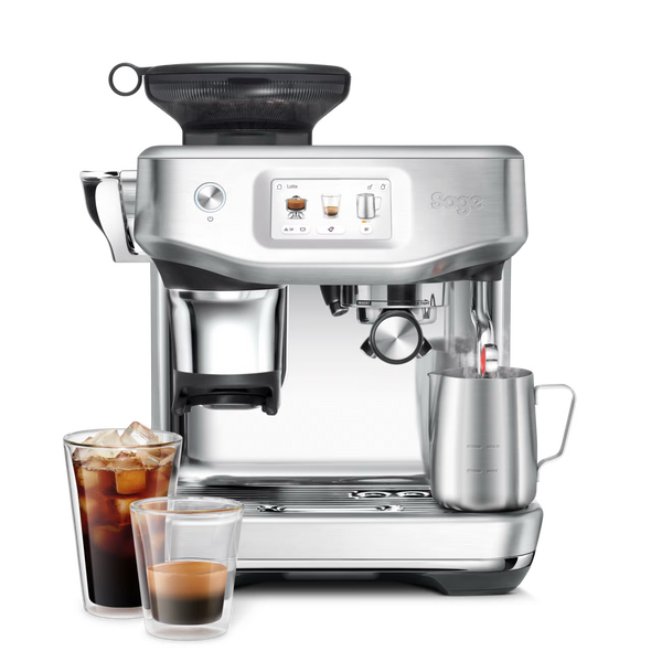 Sage Barista Touch™ Impress - BES882 Bean to Cup Coffee Machine with Cold Extraction available from ozonecoffee.surf
