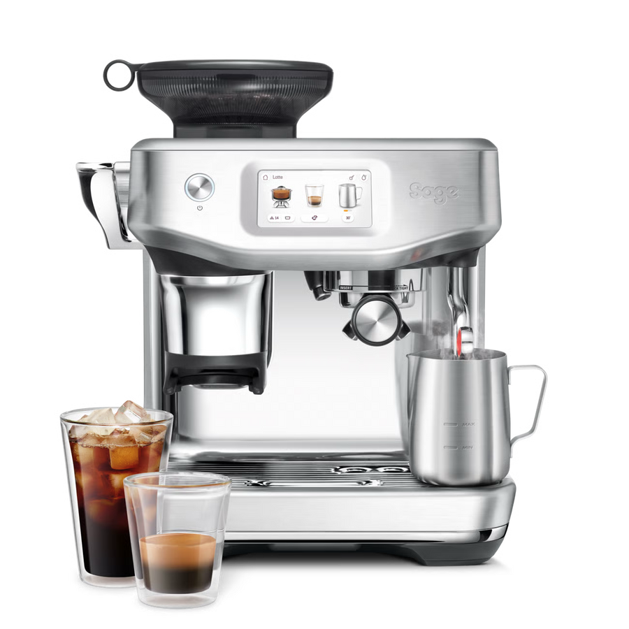Sage Barista Touch™ Impress - BES882 Bean to Cup Coffee Machine with Cold Extraction available from ozonecoffee.surf
