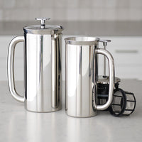 ESPRO P7 French Press Coffee Maker – Polished Stainless Steel (18oz / 532ml)