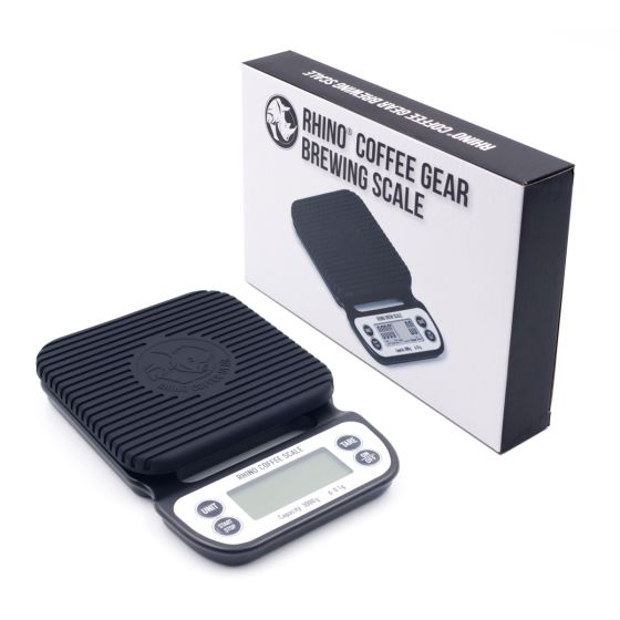 Rhino Coffee Gear Coffee Brewing Scale 3kg/0.1g available from Ozone Coffee at ozonecoffee.surf