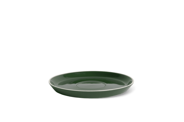 Acme Roman Range Saucer - Medium 15cm Kawakaka (Green). Designed for modern espresso and filter cups. Premium coffee saucer for stylish UK kitchens and cafés.